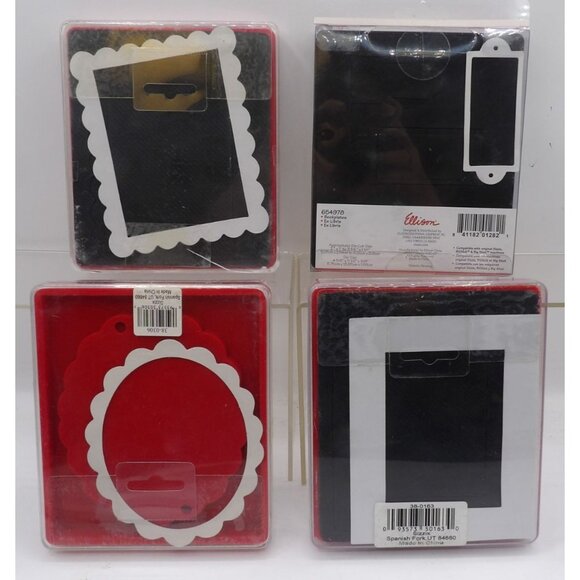 Sizzix Originals Die Set Of 4 With Various Frames & Shapes For Paper Crafting & - Picture 2 of 3